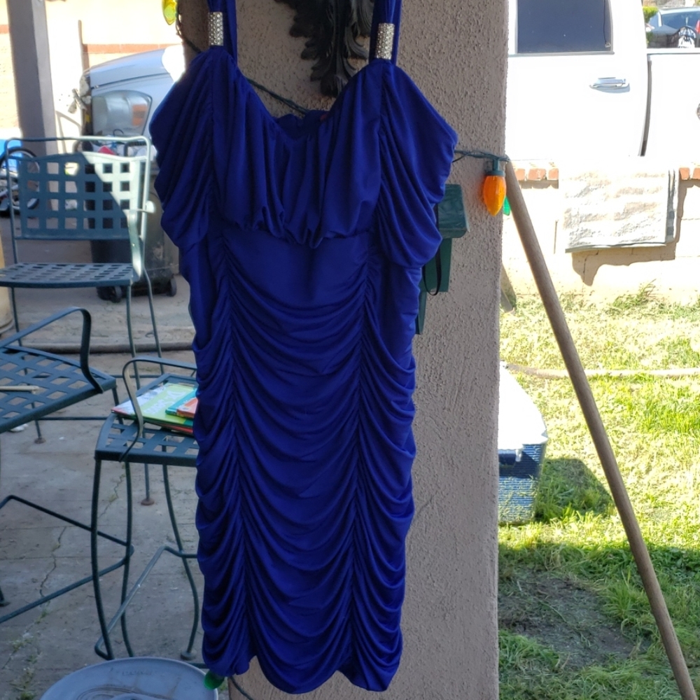 Blue dress